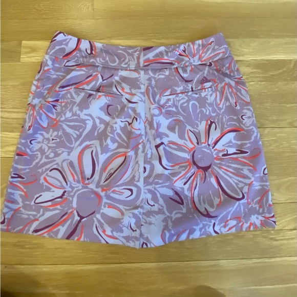 adidas ClimaCool Skort Purple Orange Floral / Lightweight / Pockets / Size 12 - Picture 9 of 16
